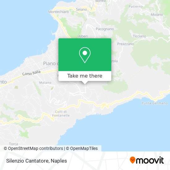 Silenzio Cantatore map