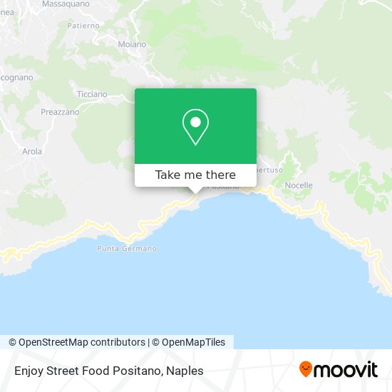 Enjoy Street Food Positano map