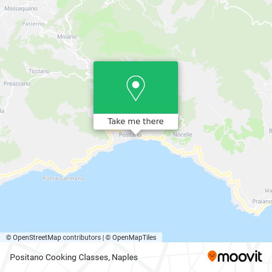 Positano Cooking Classes map