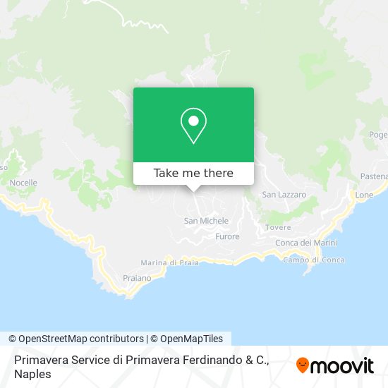 Primavera Service di Primavera Ferdinando & C. map
