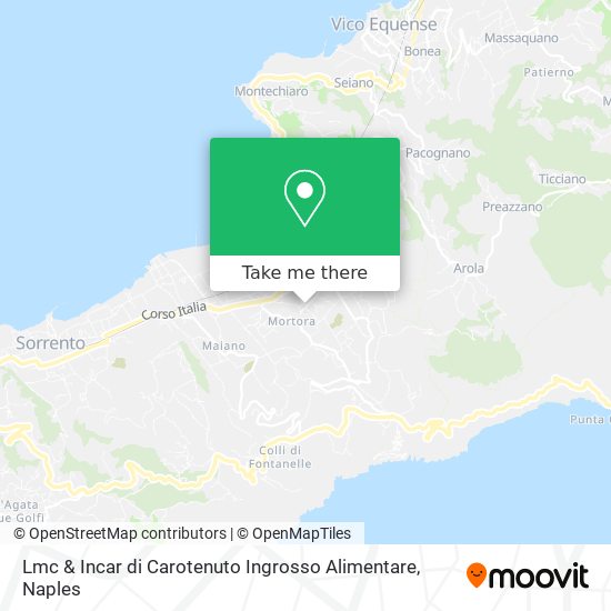 Lmc & Incar di Carotenuto Ingrosso Alimentare map