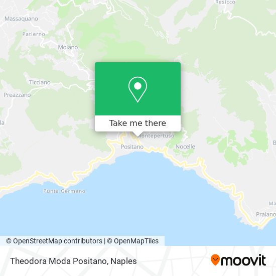 Theodora Moda Positano map