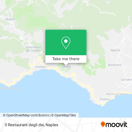 Il Restaurant degli dei map