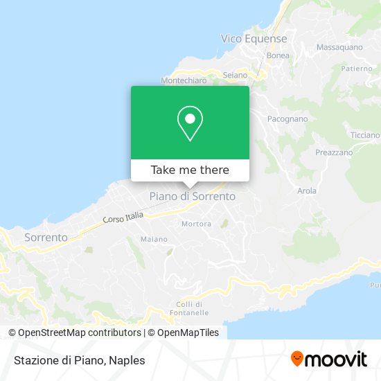 Stazione di Piano map