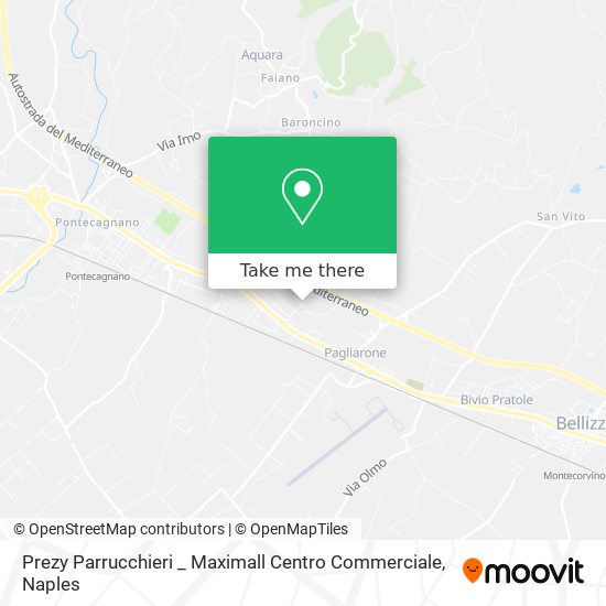 Prezy Parrucchieri _ Maximall Centro Commerciale map