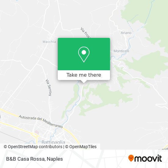 B&B Casa Rossa map