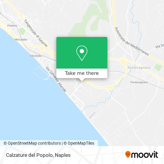 Calzature del Popolo map