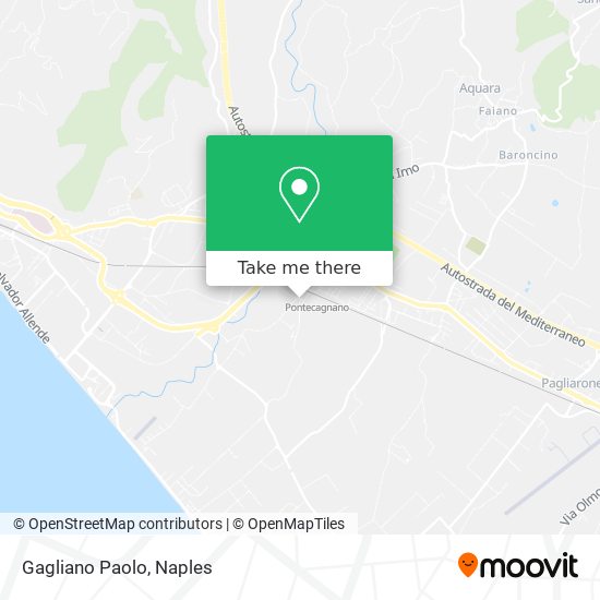 Gagliano Paolo map