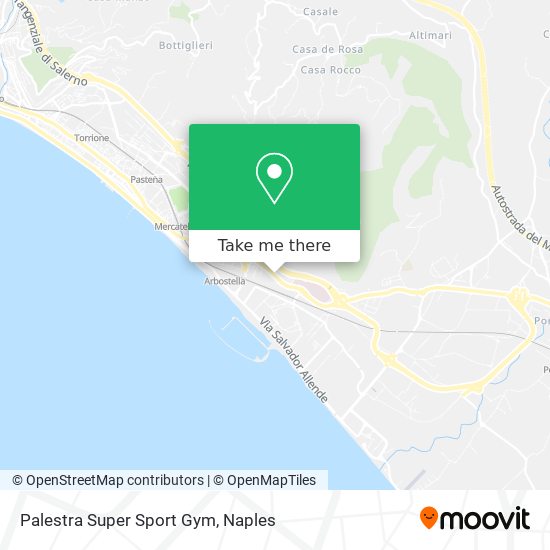 Palestra Super Sport Gym map