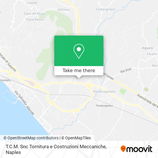 T.C.M. Snc Tornitura e Costruzioni Meccaniche map