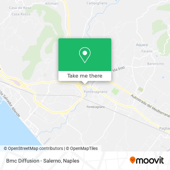 Bmc Diffusion - Salerno map
