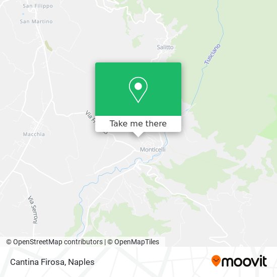 Cantina Firosa map