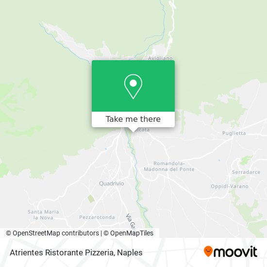 Atrientes Ristorante Pizzeria map