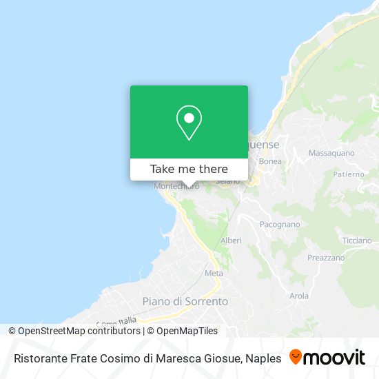 Ristorante Frate Cosimo di Maresca Giosue map