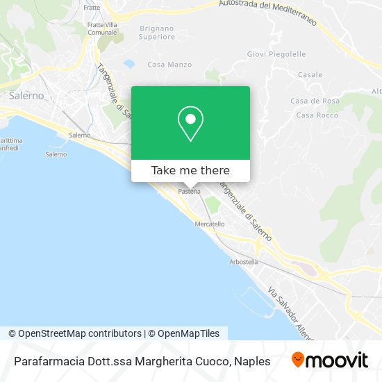 Parafarmacia Dott.ssa Margherita Cuoco map