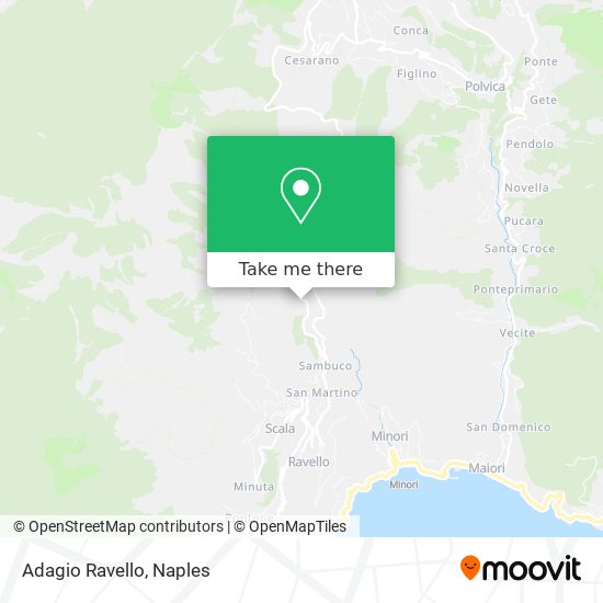 Adagio Ravello map
