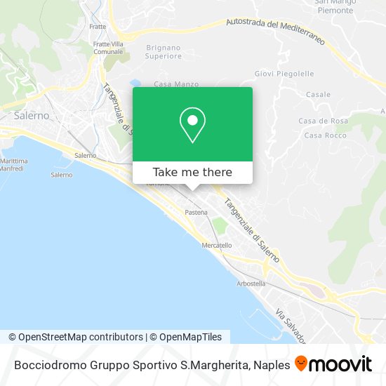 Bocciodromo Gruppo Sportivo S.Margherita map