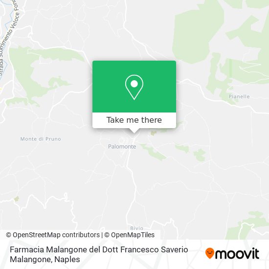 Farmacia Malangone del Dott Francesco Saverio Malangone map
