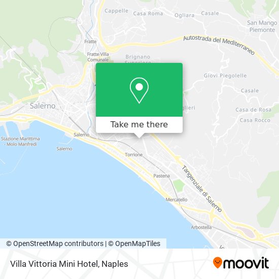 Villa Vittoria Mini Hotel map