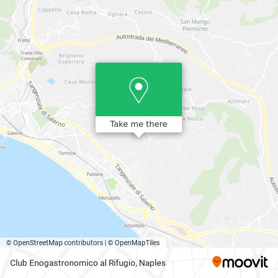 Club Enogastronomico al Rifugio map