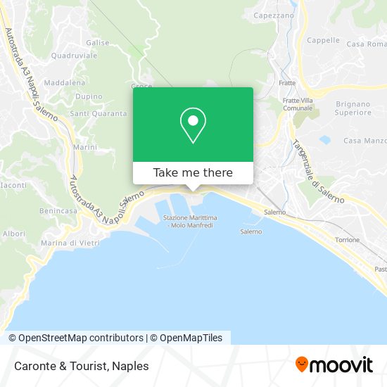 Caronte & Tourist map