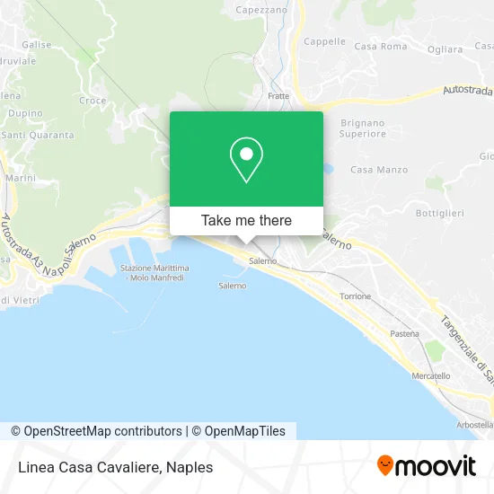 Linea Casa Cavaliere map