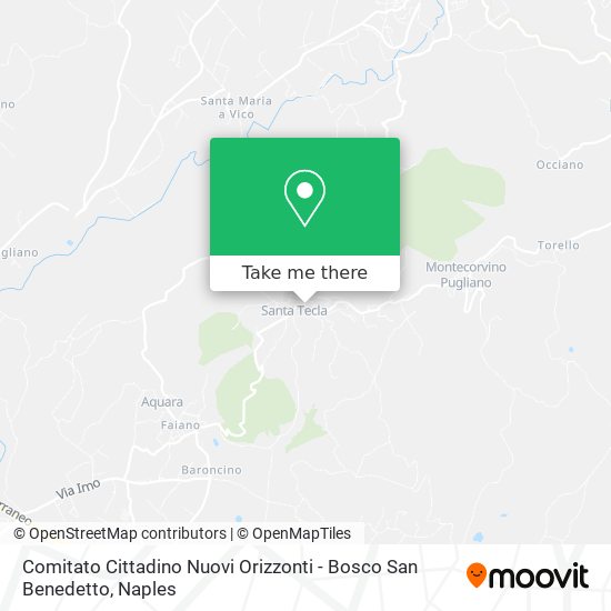 Comitato Cittadino Nuovi Orizzonti - Bosco San Benedetto map