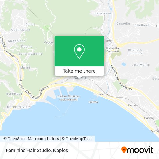 Feminine Hair Studio map