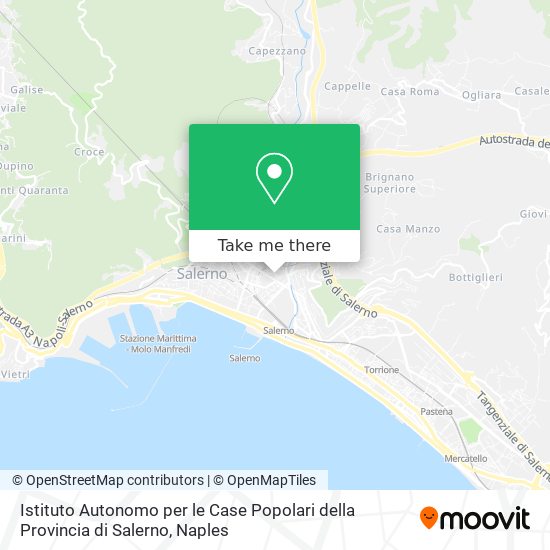 Istituto Autonomo per le Case Popolari della Provincia di Salerno map