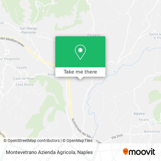 Montevetrano Azienda Agricola map
