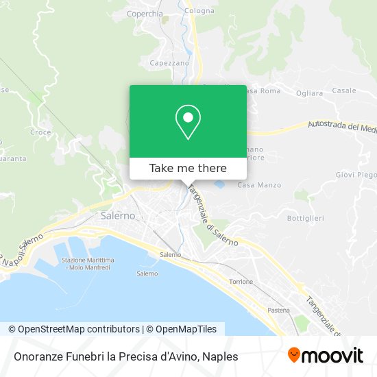 Onoranze Funebri la Precisa d'Avino map