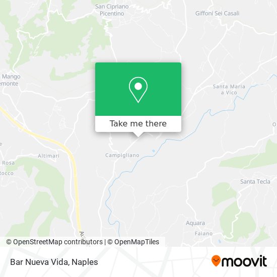 Bar Nueva Vida map