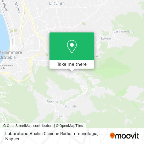 Laboratorio Analisi Cliniche Radioimmunologia map