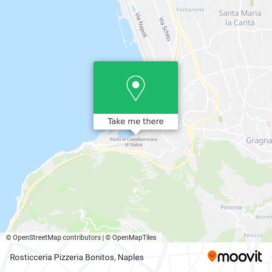 Rosticceria Pizzeria Bonitos map