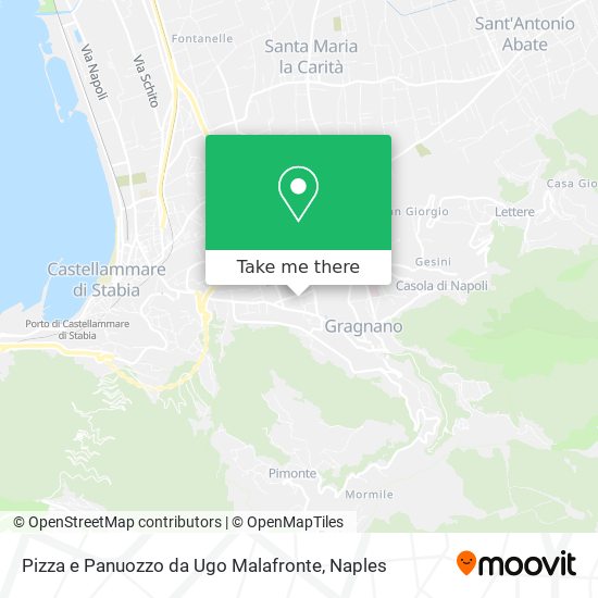 Pizza e Panuozzo da Ugo Malafronte map