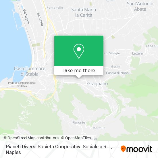 Pianeti Diversi Società Cooperativa Sociale a R.L. map