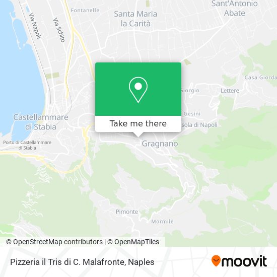 Pizzeria il Tris di C. Malafronte map