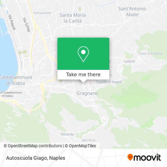 Autoscuola Giago map