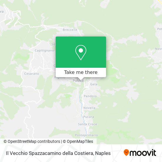 Il Vecchio Spazzacamino della Costiera map