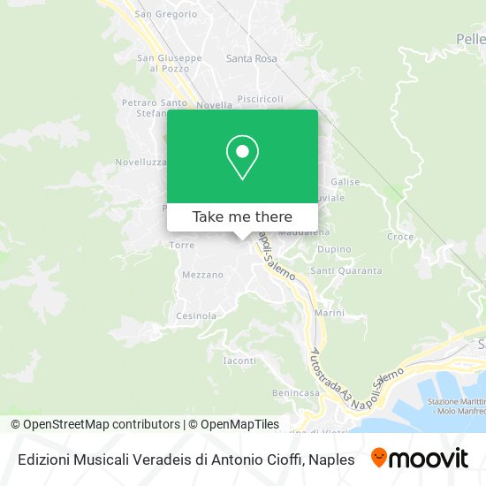 Edizioni Musicali Veradeis di Antonio Cioffi map