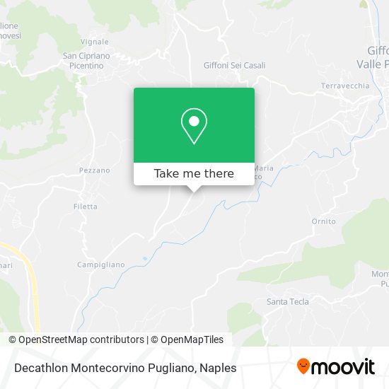 Decathlon Montecorvino Pugliano map