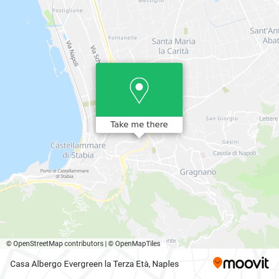 Casa Albergo Evergreen la Terza Età map