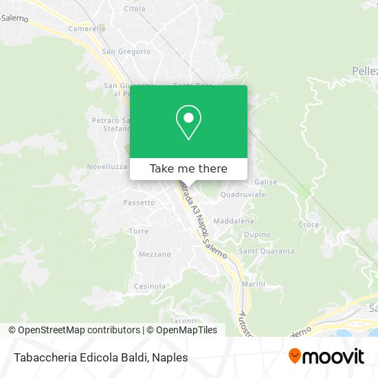 Tabaccheria Edicola Baldi map
