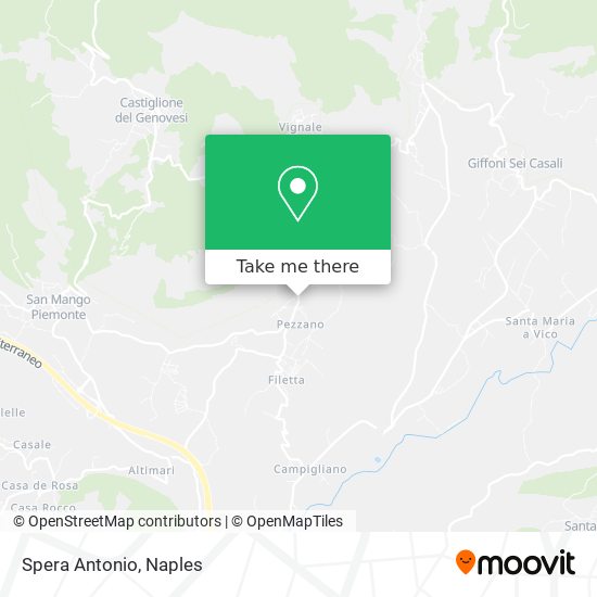 Spera Antonio map