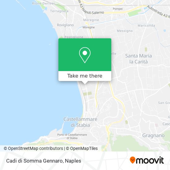 Cadi di Somma Gennaro map