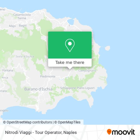 Nitrodi Viaggi - Tour Operator map