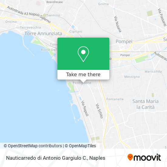 Nauticarredo di Antonio Gargiulo C. map