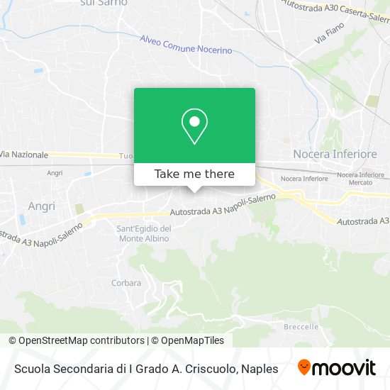 Scuola Secondaria di I Grado A. Criscuolo map