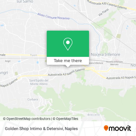 Golden Shop Intimo & Detersivi map
