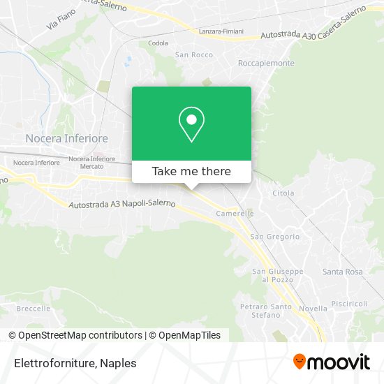 Elettroforniture map
